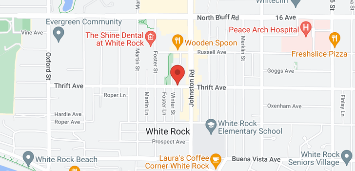 map of 1208 15165 THRIFT AVENUE